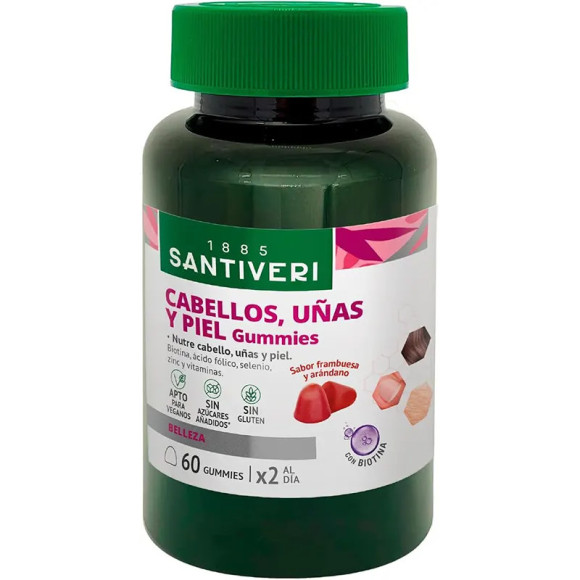 Gummies Cabello, Uñas y Piel Santiveri – Belleza desde Dentro