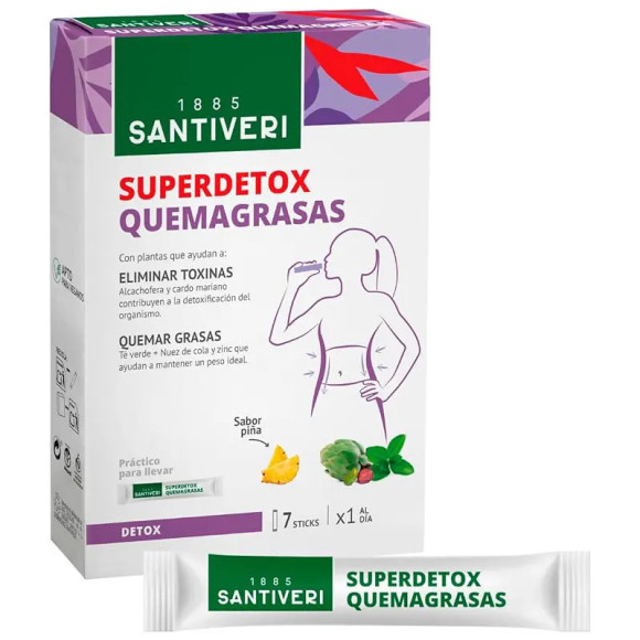 SUPERDETOX QUEMAGRASAS 7 STICKS SUPERDETOX QUEMAGRASAS 7 STICKS