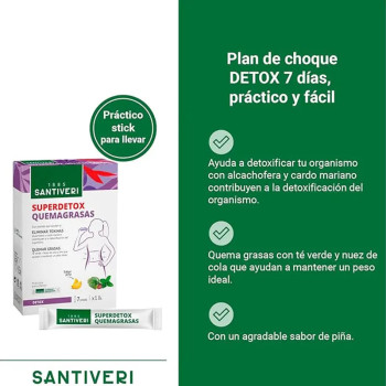 SUPERDETOX QUEMAGRASAS 7 STICKS
