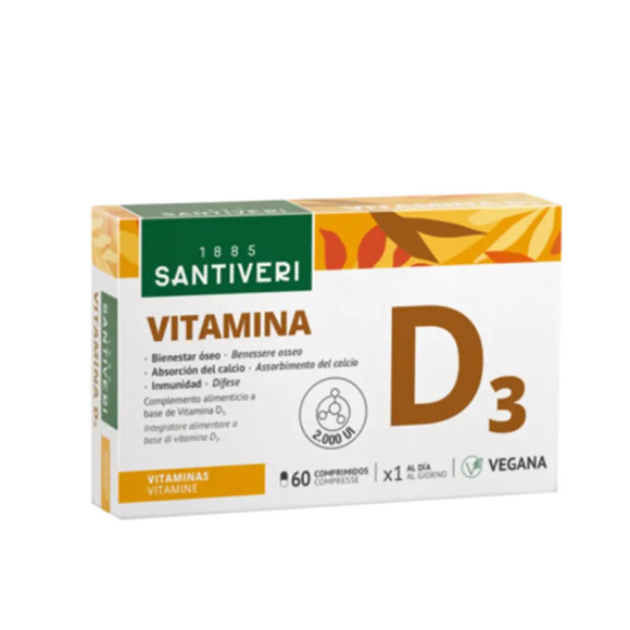 VITAMINA D3 COMPRIMIDOS SANTIVERI VITAMINA D3 COMPRIMIDOS SANTIVERI